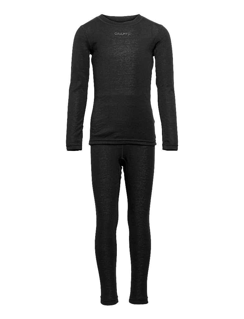 Craft - CORE Warm Baselayer Set J - funktionsunterwäsche - sets - black - 1