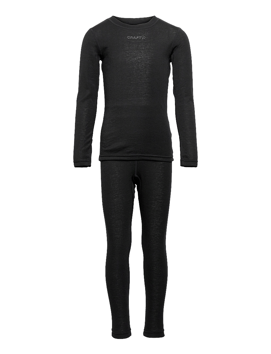 Craft - CORE Warm Baselayer Set J - kerrastoasut - black - 1