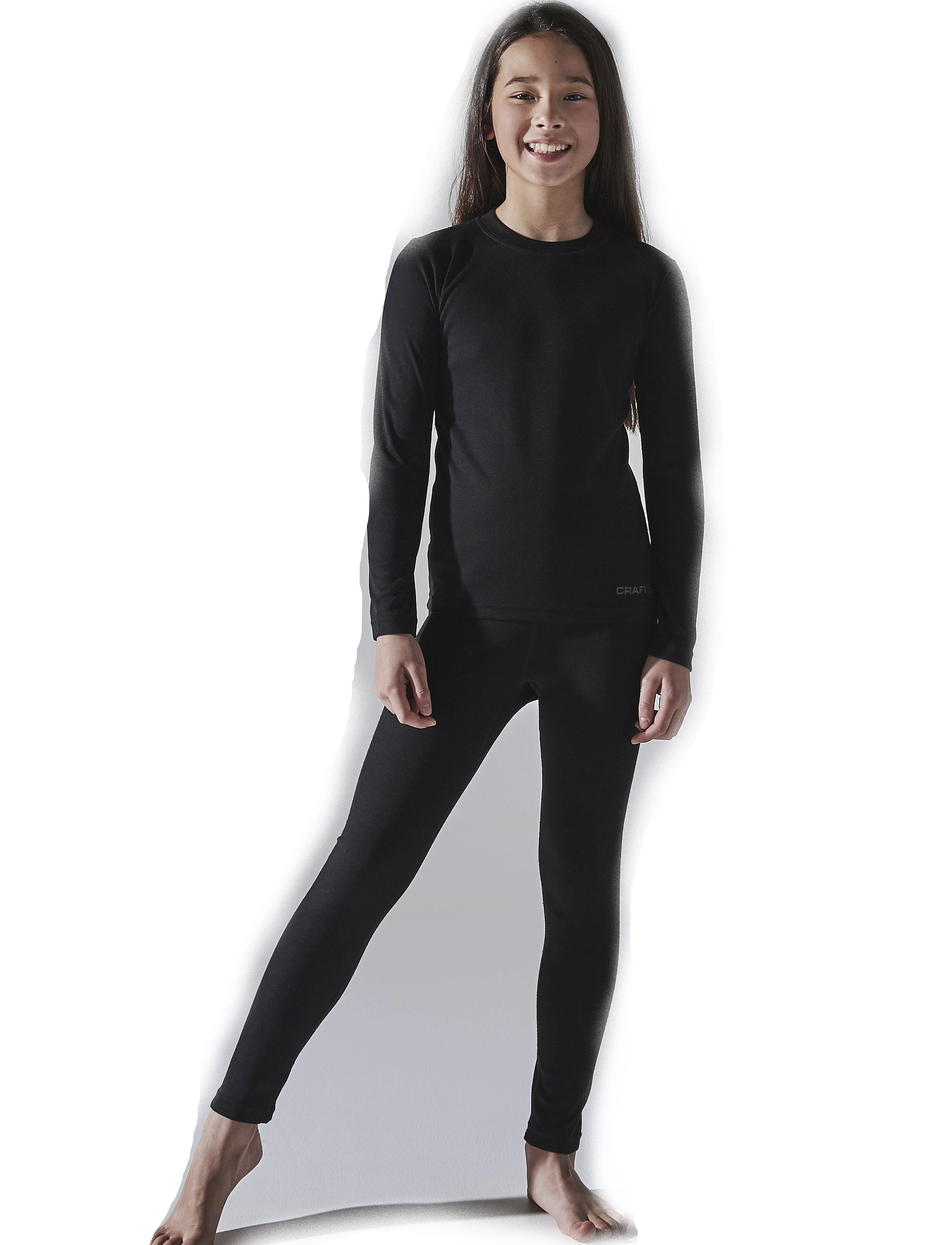 Craft Thermal Baselayer Set Jr, 98-104, Black, Basislag > Baselayer-Sæt, Børn