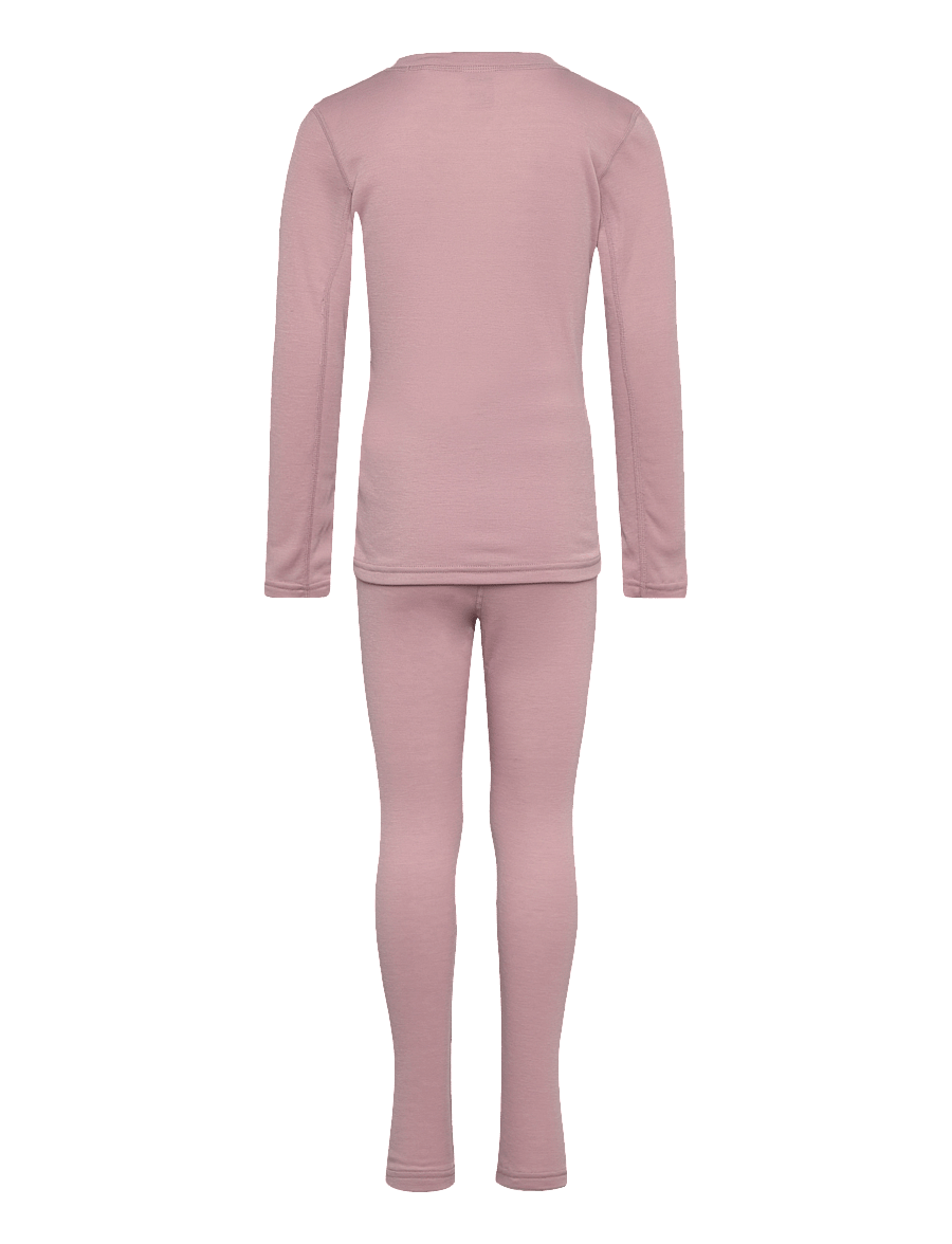 Craft - CORE Warm Baselayer Set J - aluskihina kantavad rõivakomplektid - charm/dk plum - 2
