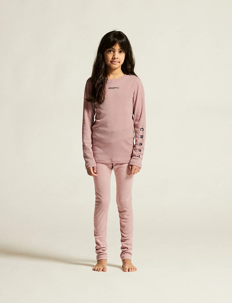 Craft - Thermal Baselayer Set Jr - termosæt - charm/dk plum - 0