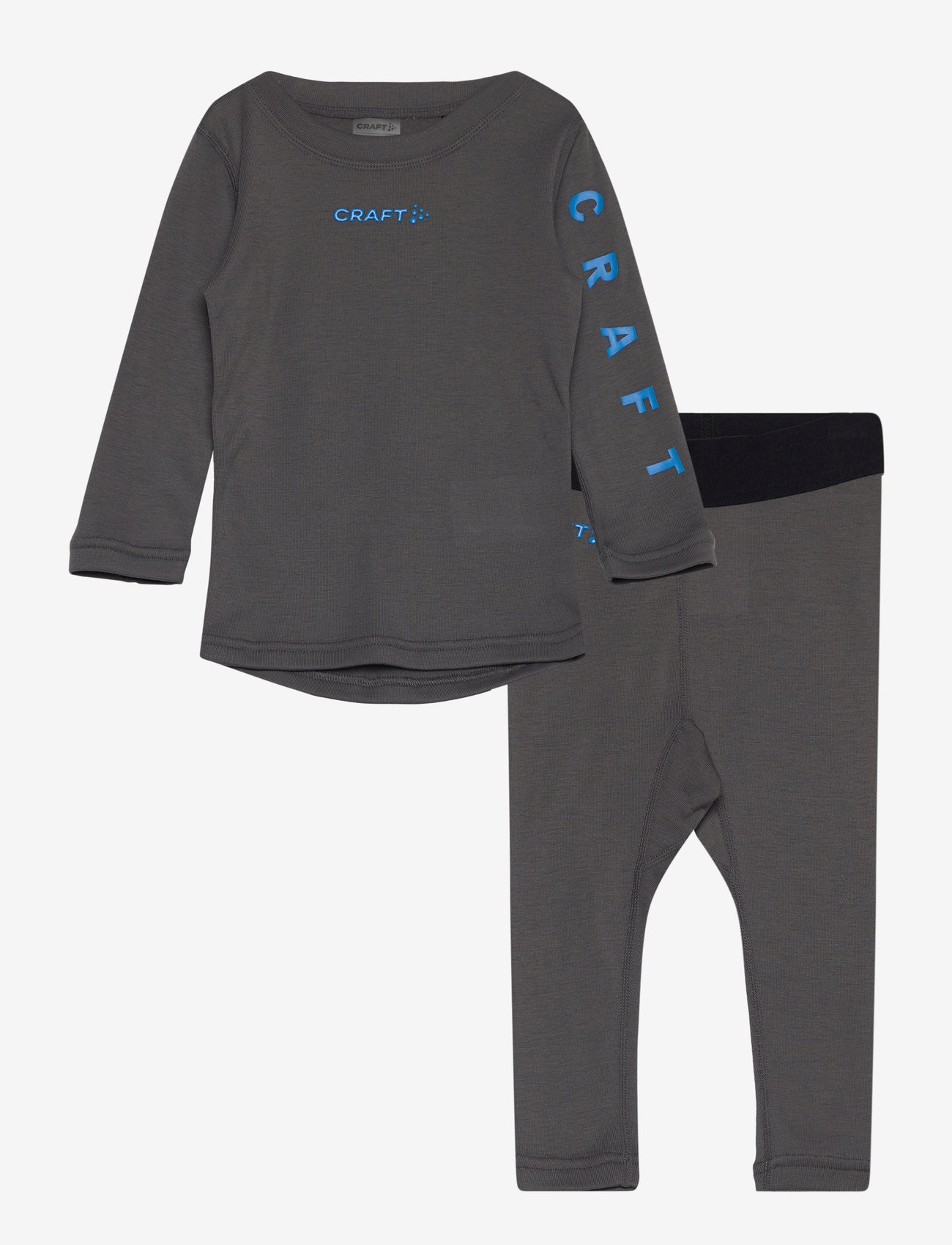 Craft - Thermal Baselayer Set Jr - funktionsunterwäsche - sets - granite/ray - 0