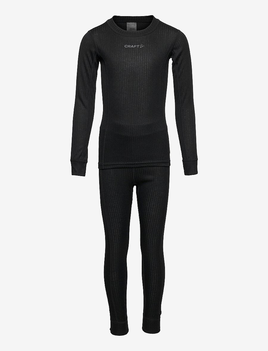 Craft - Baselayer Set Jr - termoveļas komplekti - black - 1