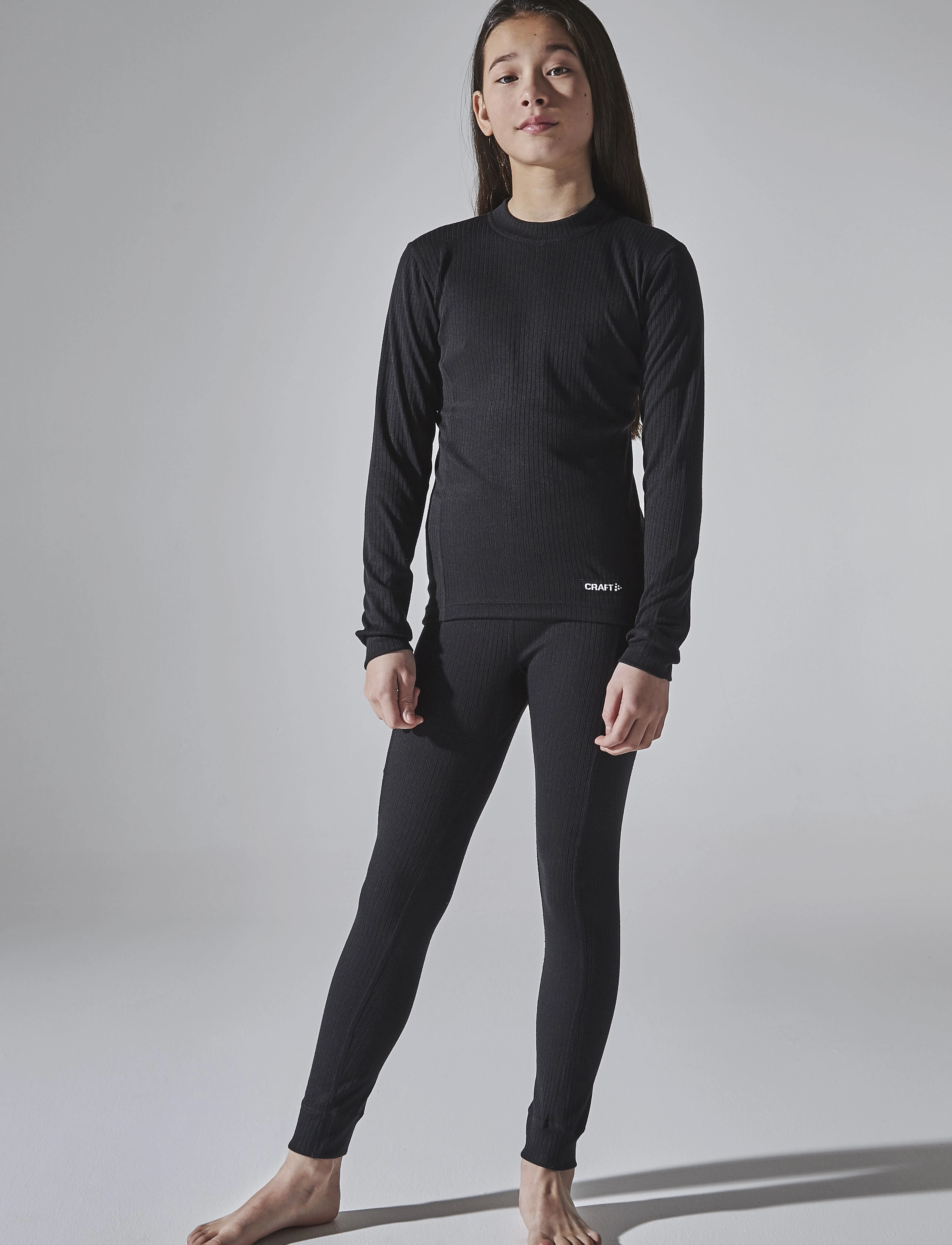 Craft Baselayer Set Jr, 86-92, Black, Basislag > Baselayer-Sæt, Børn