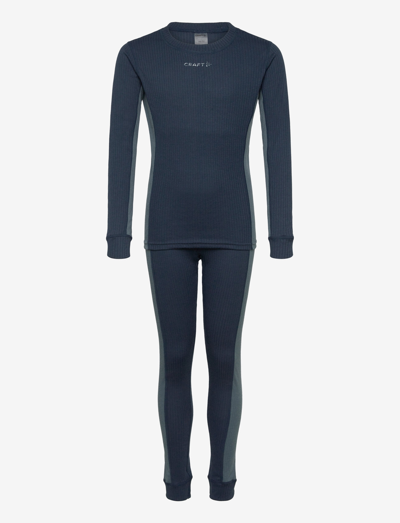 Craft - Core Dry Baselayer Set Jr - funktionsunterwäsche - sets - blaze/orion - 0