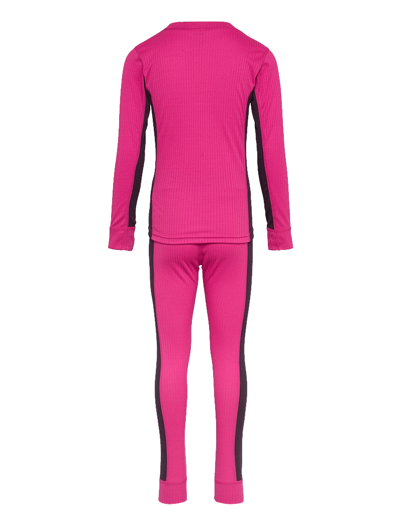 Craft - Baselayer Set Jr - funktionsunterwäsche - sets - fame/dk plum - 2
