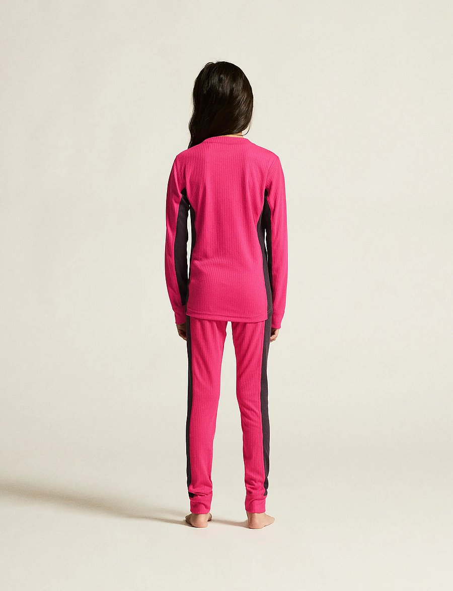 Craft - Baselayer Set Jr - funktionsunterwäsche - sets - fame/dk plum - 5