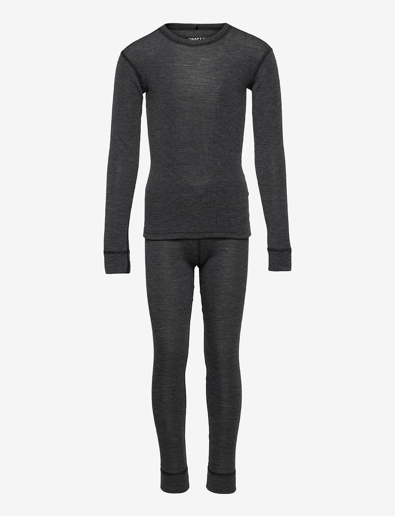 Craft - CORE Wool Merino Set J - jacken & mäntel - black melange - 0