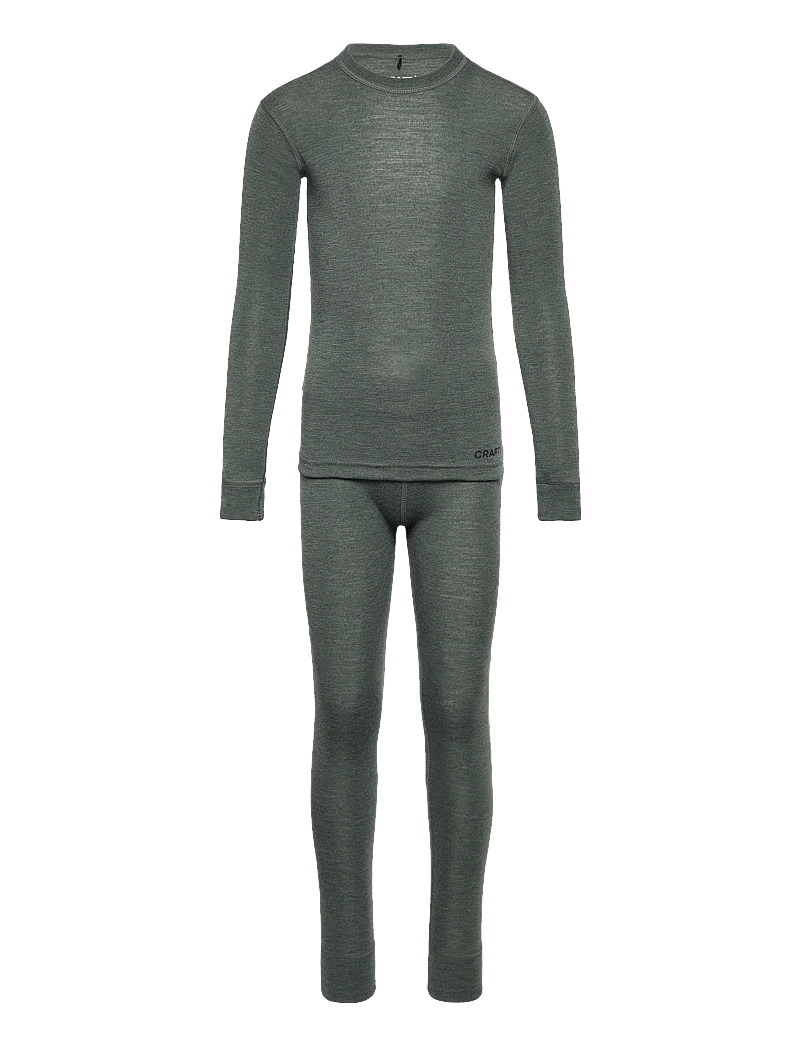 Craft - Wool Merino Set Jr - base layer baby - juniper-melange - 1