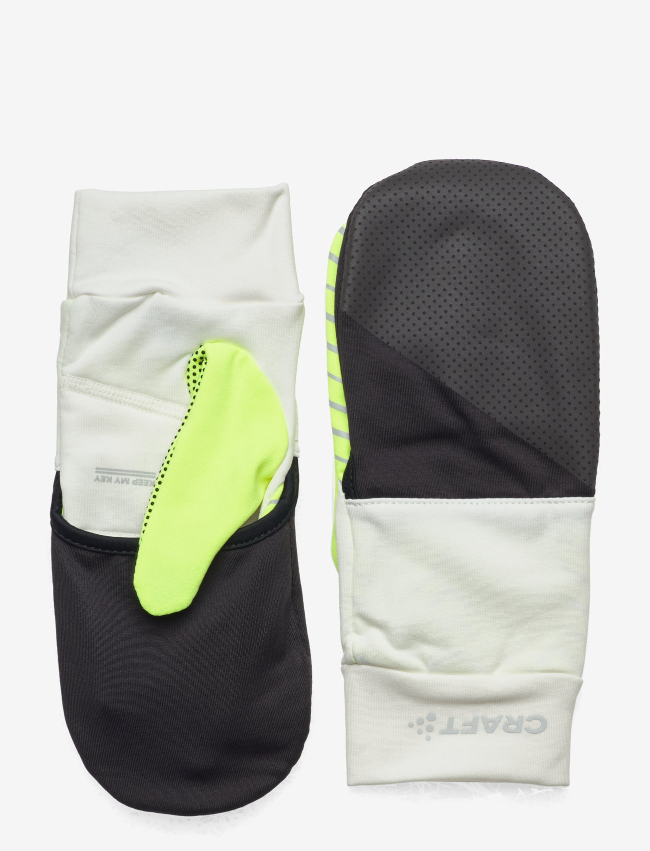 Craft - ADV Lumen Fleece Hybrid Glove - ash white/flumino - 1