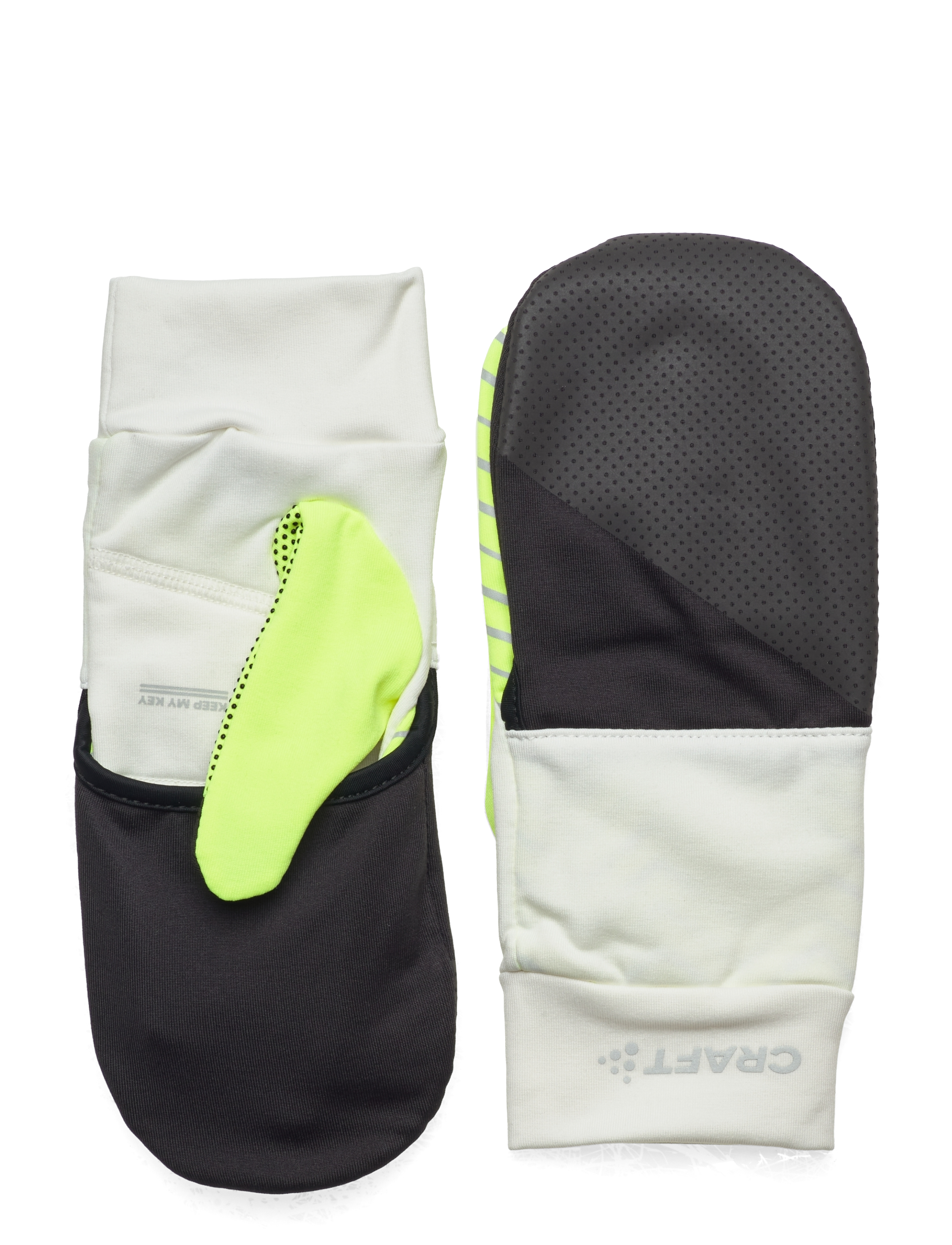 Craft - ADV Lumen Fleece Hybrid Glove - ash white/flumino - 1