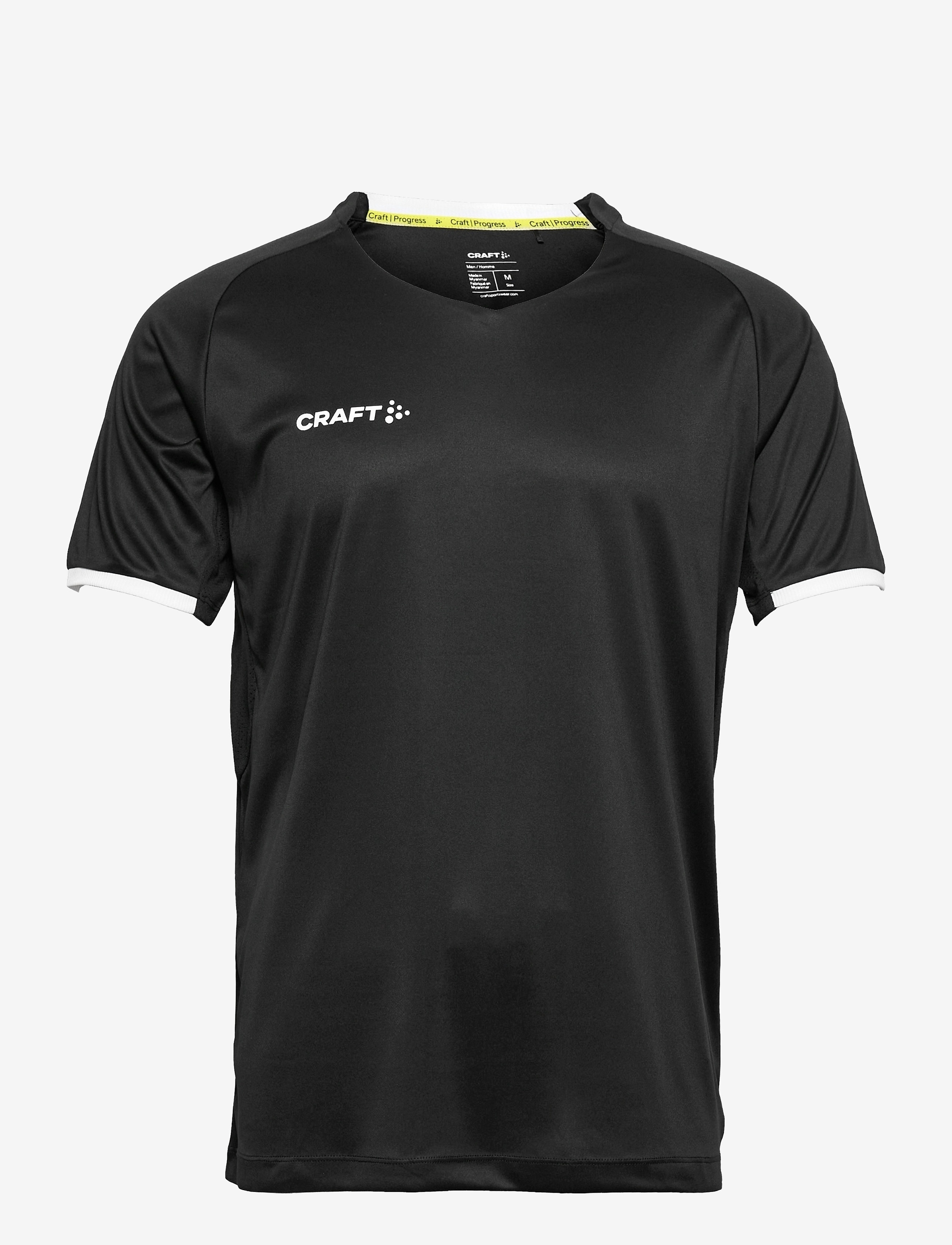 Craft Progress 2.0 Solid Jersey M - T-shirts - BLACK / black