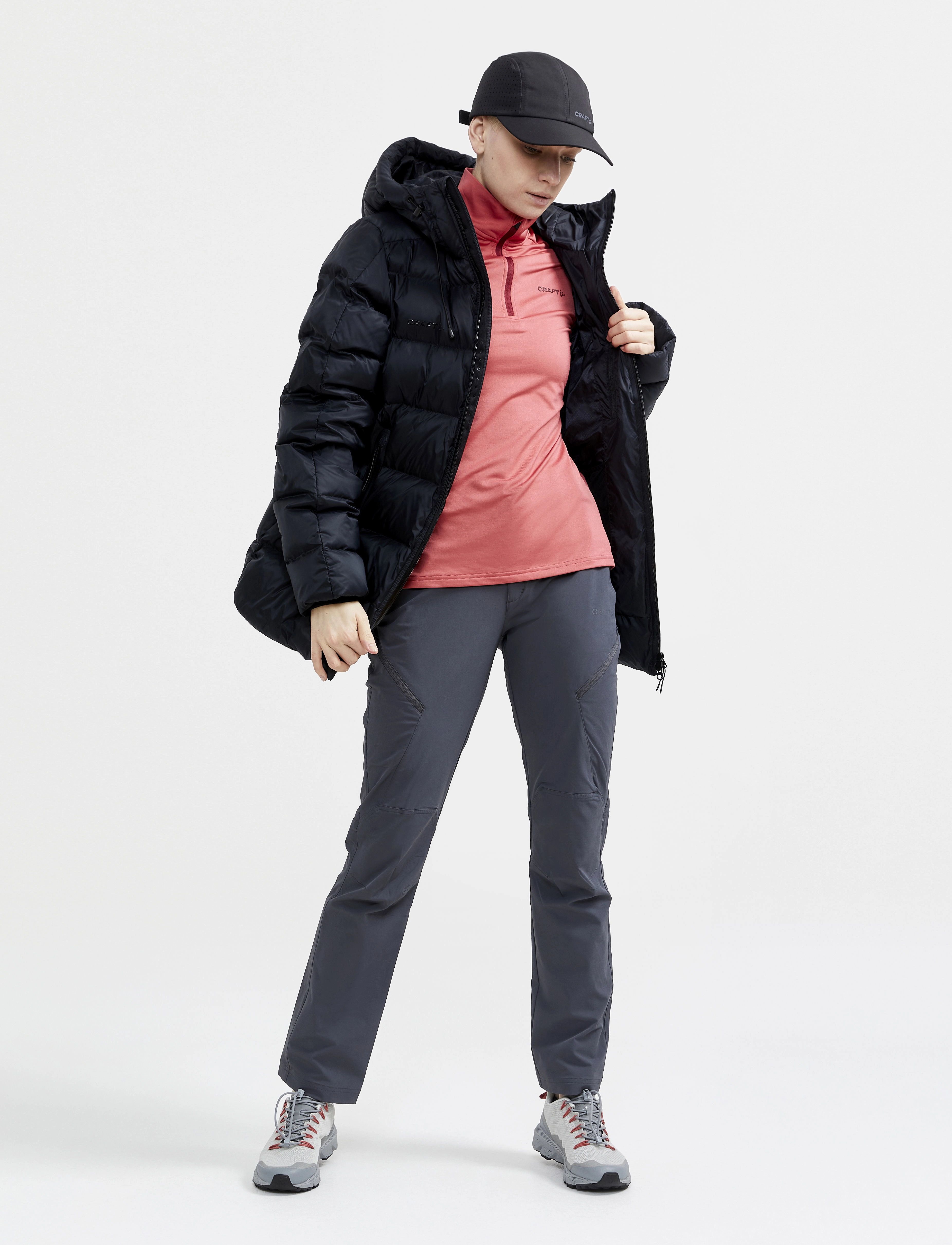 Craft - ADV EXPLORE TECH PANTS W - outdoor pants - asphalt - 5
