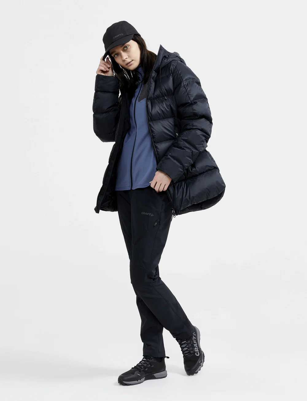 Craft - Adv Explore Tech Pants W - friluftsbukser - black - 5