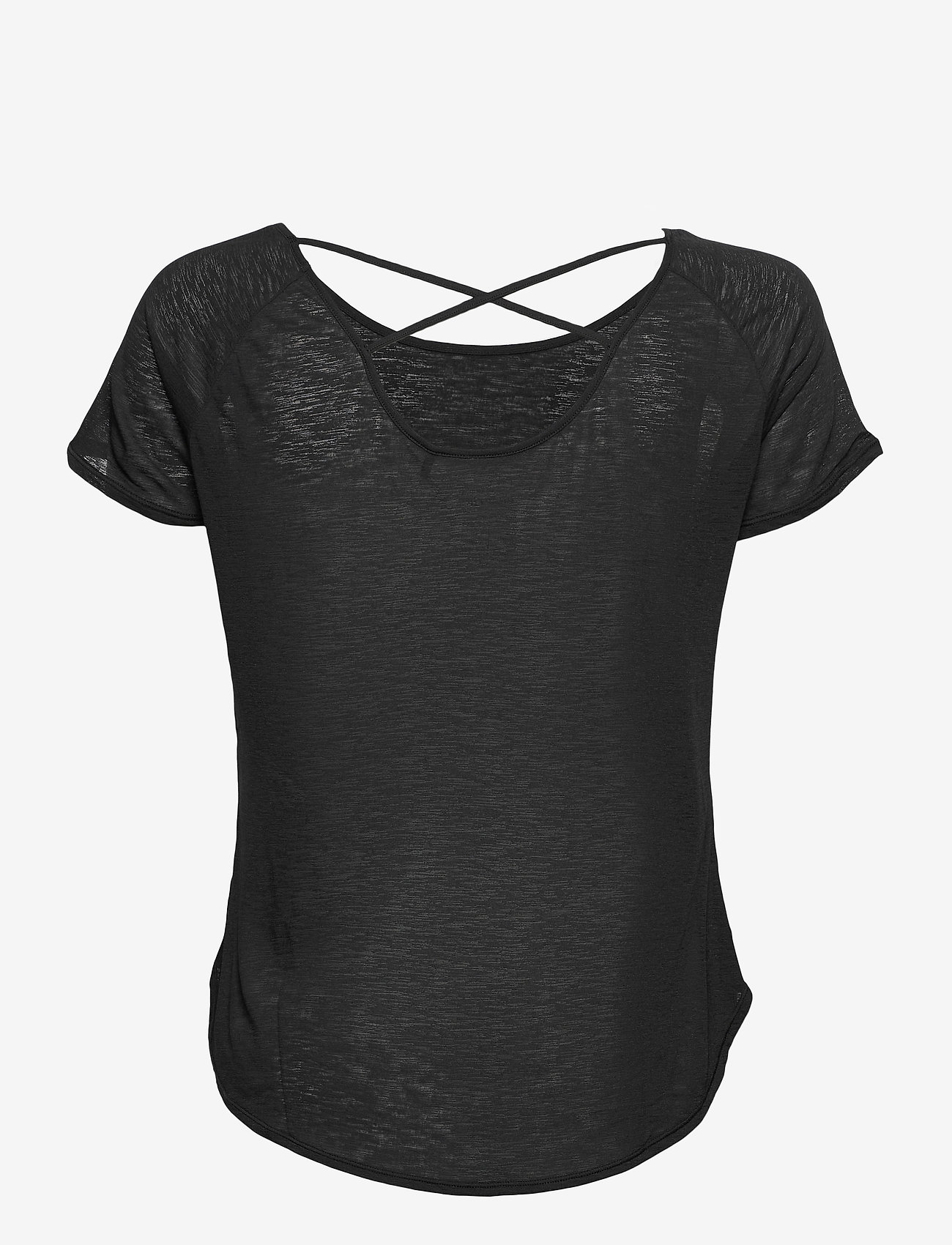 Craft - CORE CHARGE CROSS BACK TEE W - black - 1