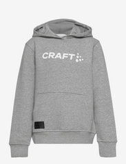 Craft - CORE Craft Hood Jr - huvtröjor - grey melange - 0