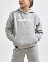 Craft - CORE Craft Hood Jr - hættetrøjer - grey melange - 2