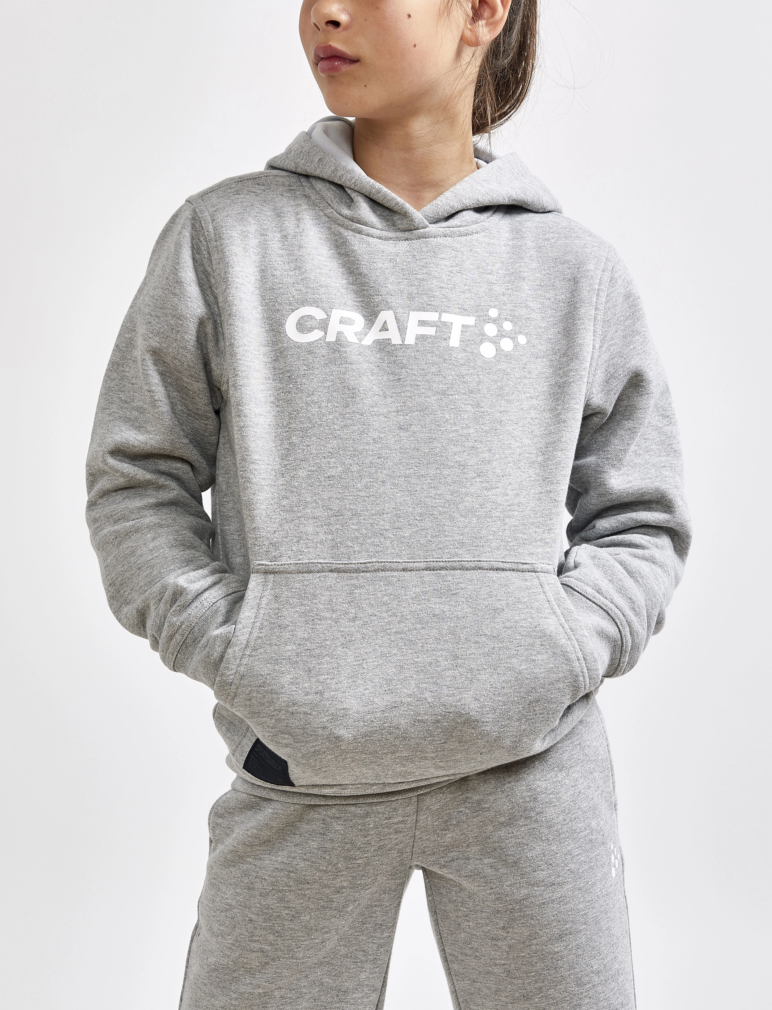 Craft - CORE Craft Hood Jr - grey melange - 2