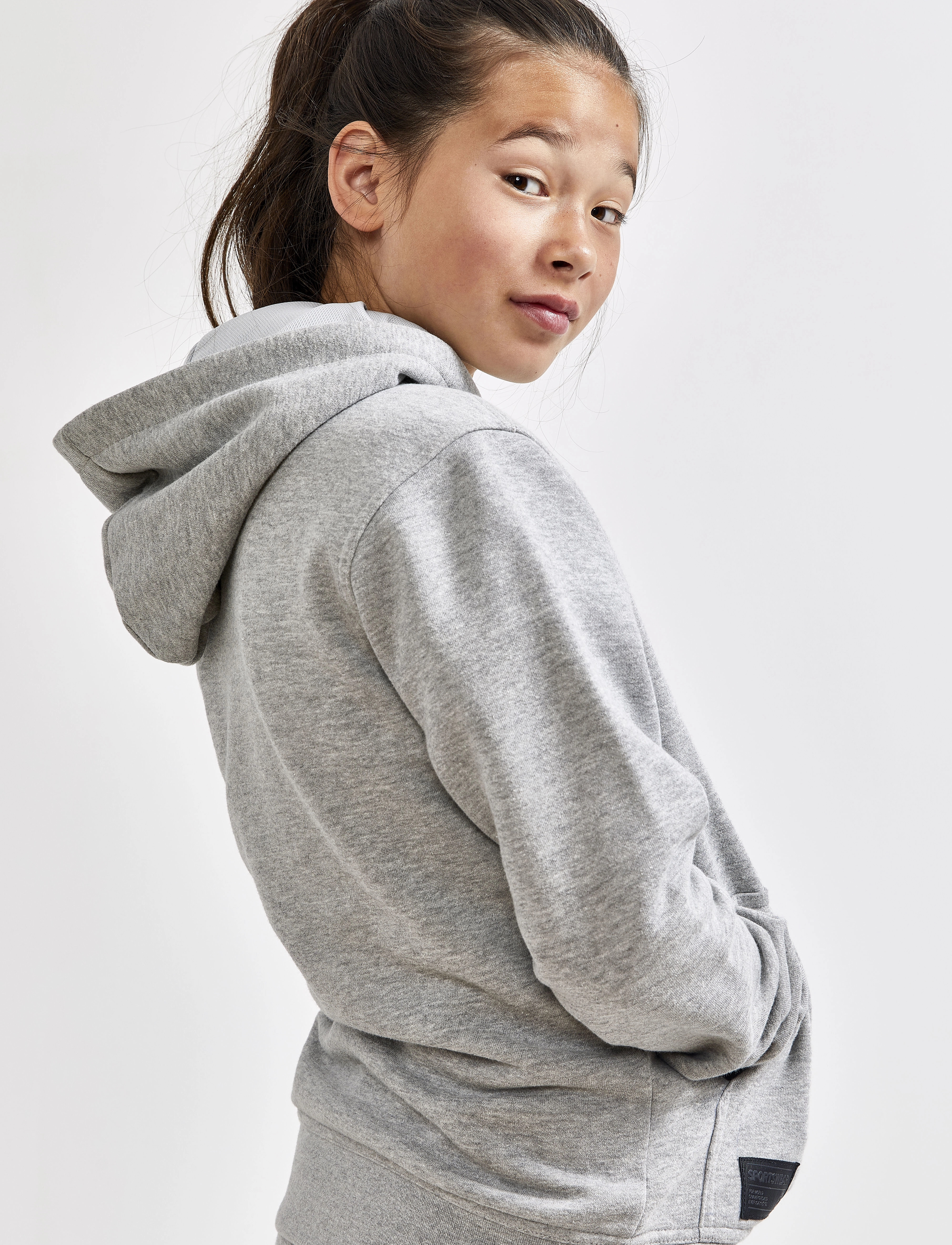 Craft - CORE Craft Hood Jr - grey melange - 4