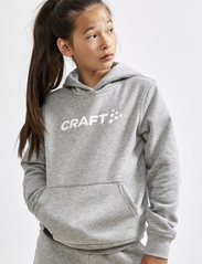Craft - CORE Craft Hood Jr - huvtröjor - grey melange - 5