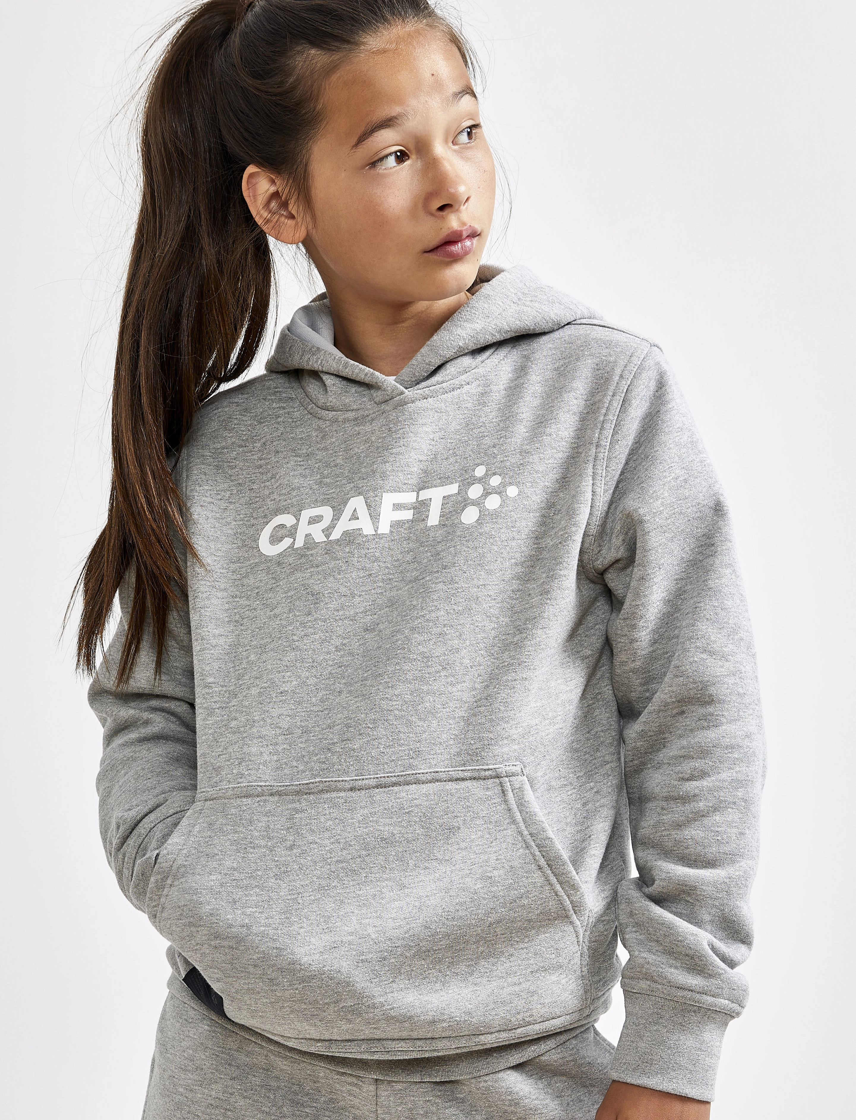Craft - CORE Craft Hood Jr - grey melange - 5