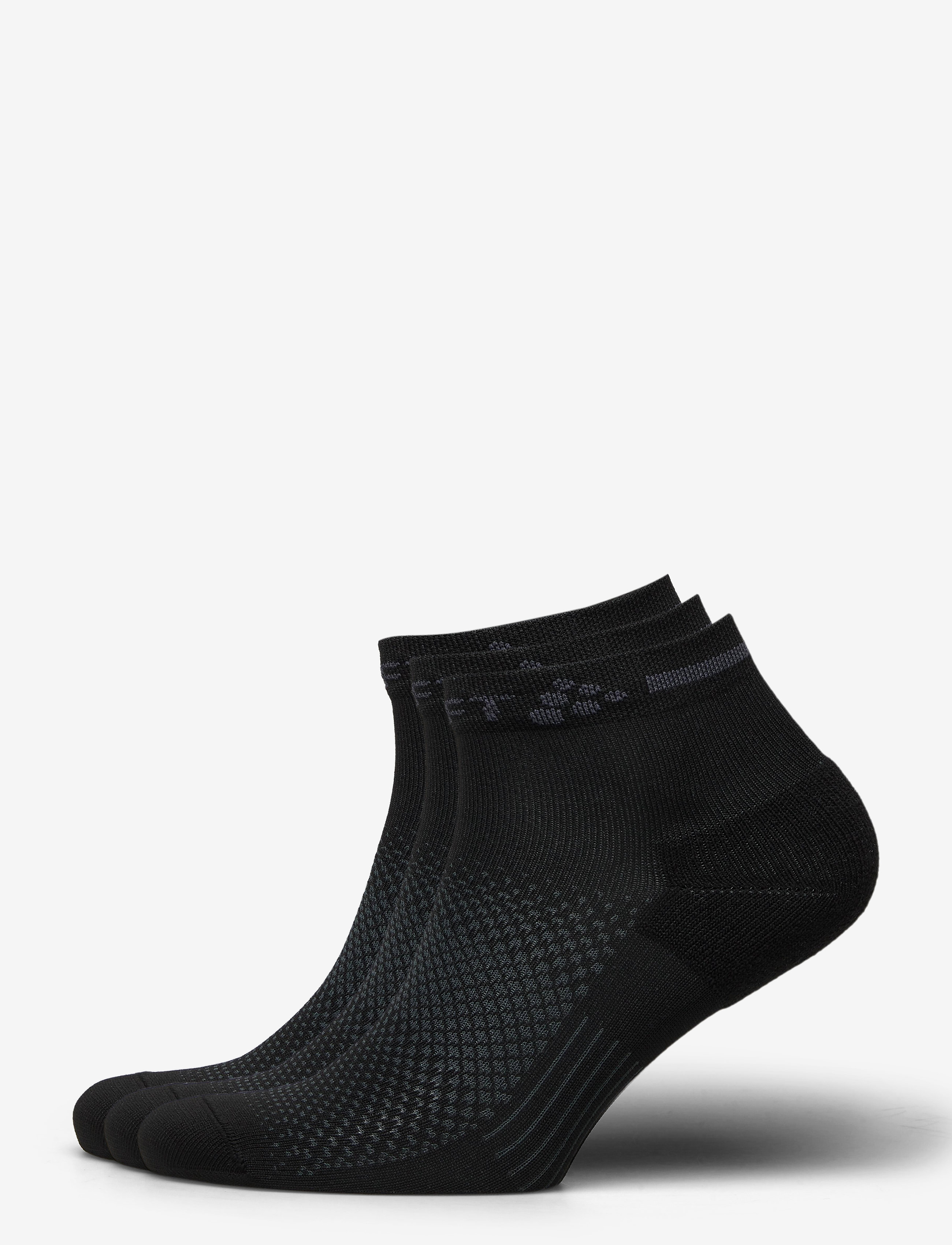 Craft Active Mid Sock 3-Pack, 40-42, Black, Sokker > Footies-Ankelsokker, Dame