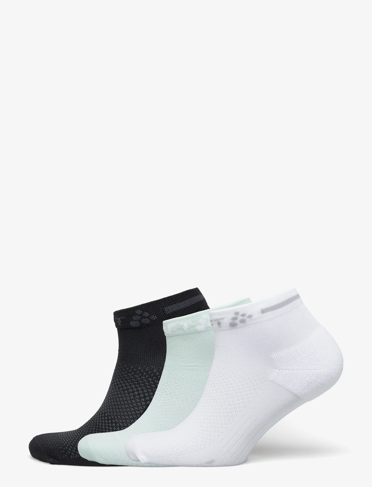 Craft - Core Dry Mid Sock 3-Pack - mažiausios kainos - plexi/black - 0