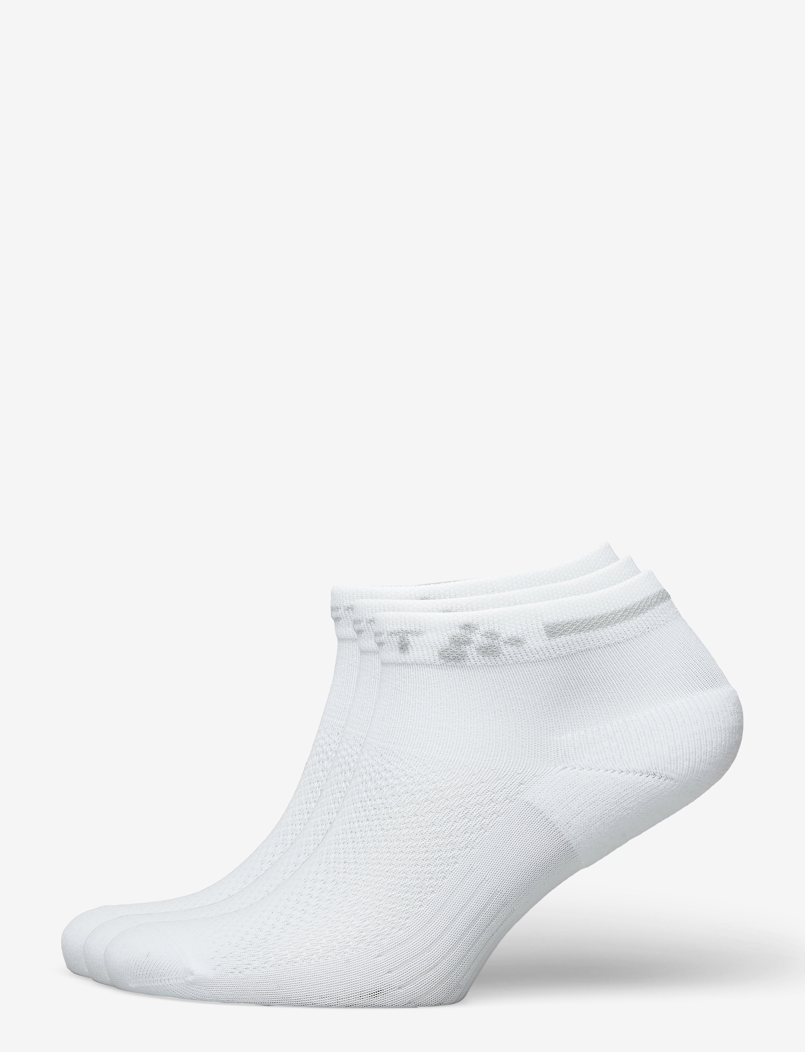 Craft Active Mid Sock 3-Pack, 37-39, White, Sokker > Footies-Ankelsokker, Dame