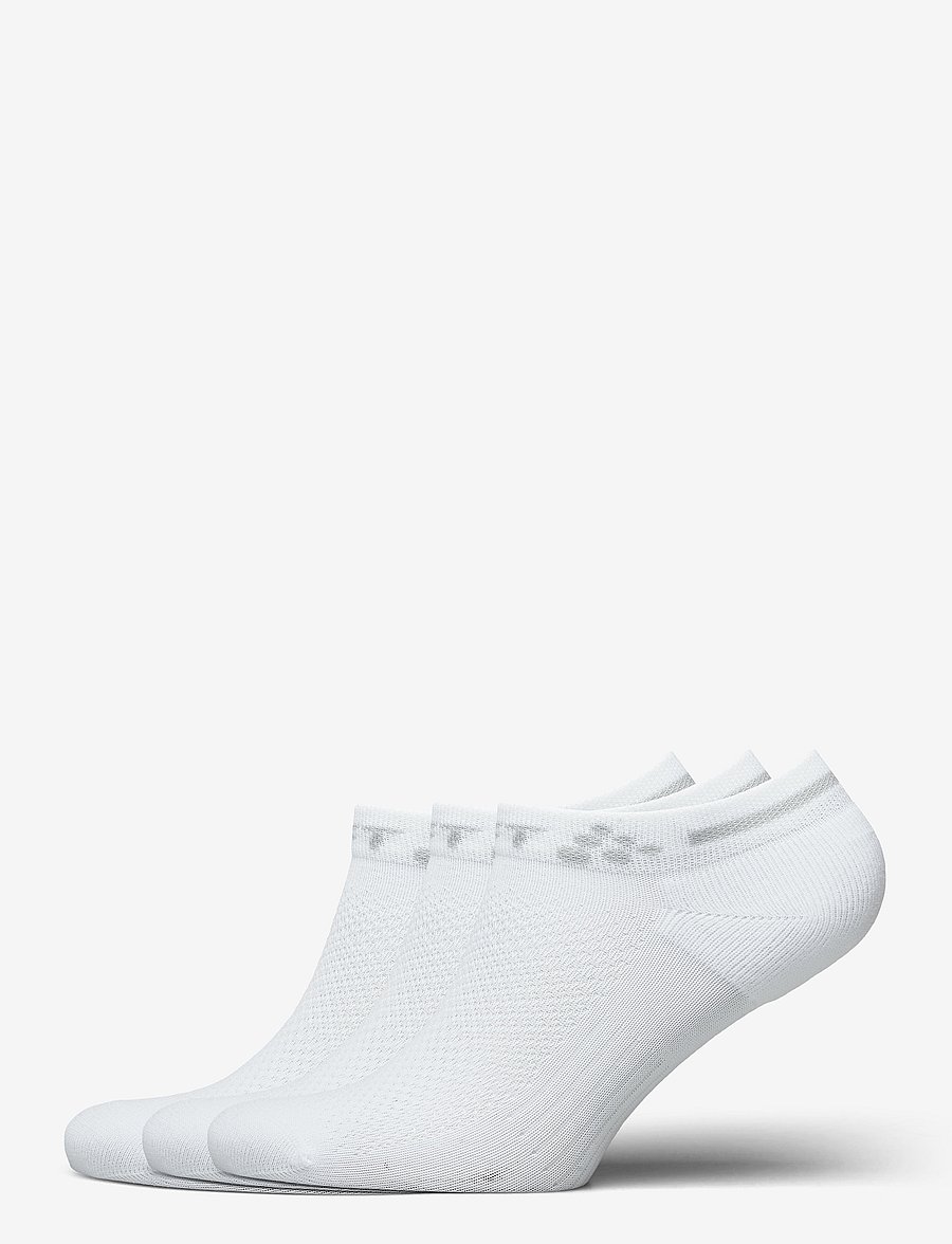 Craft - Active Shaftless Sock 3-Pack - spordisokid - white - 0