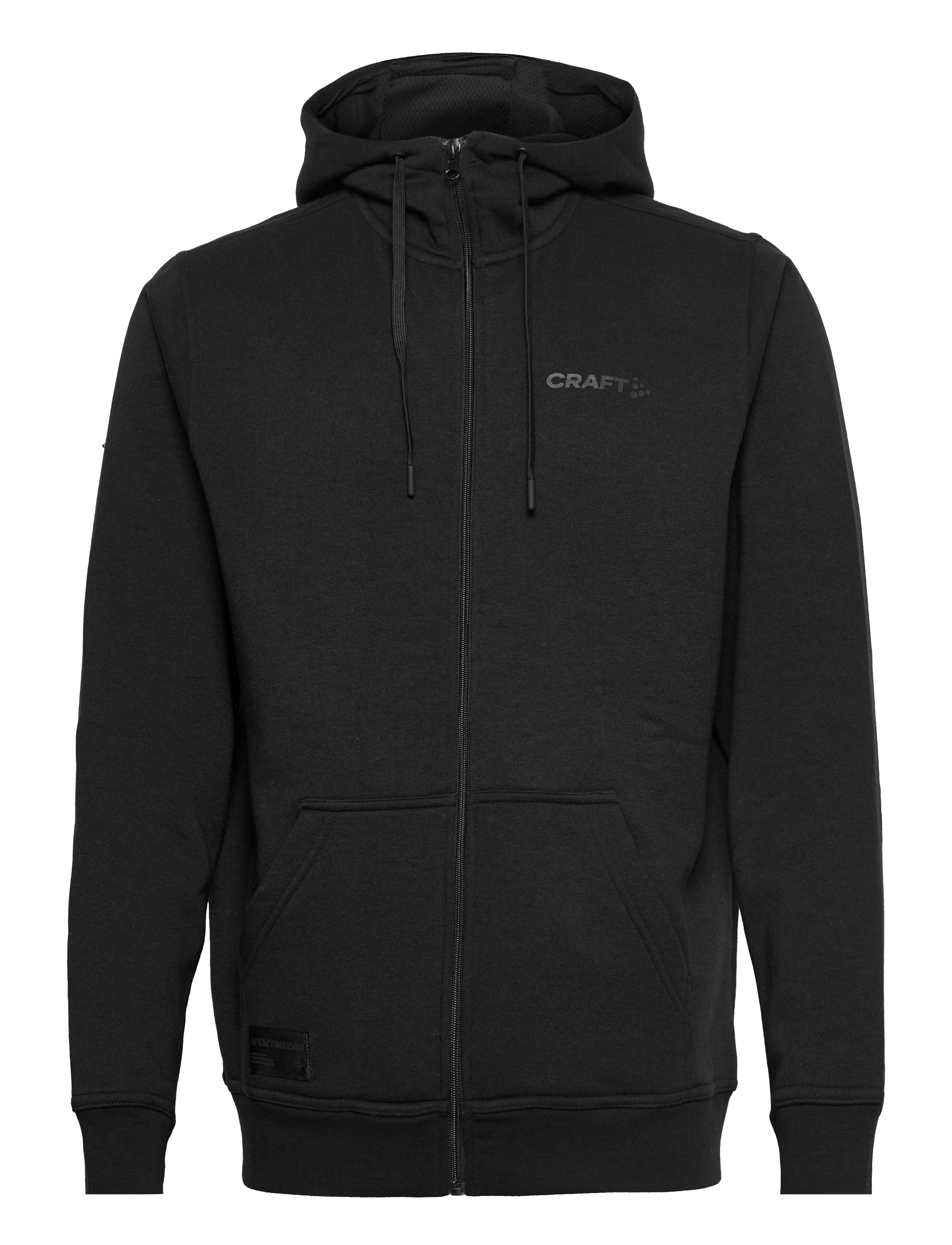 CORE CRAFT ZIP HOOD M - BLACK