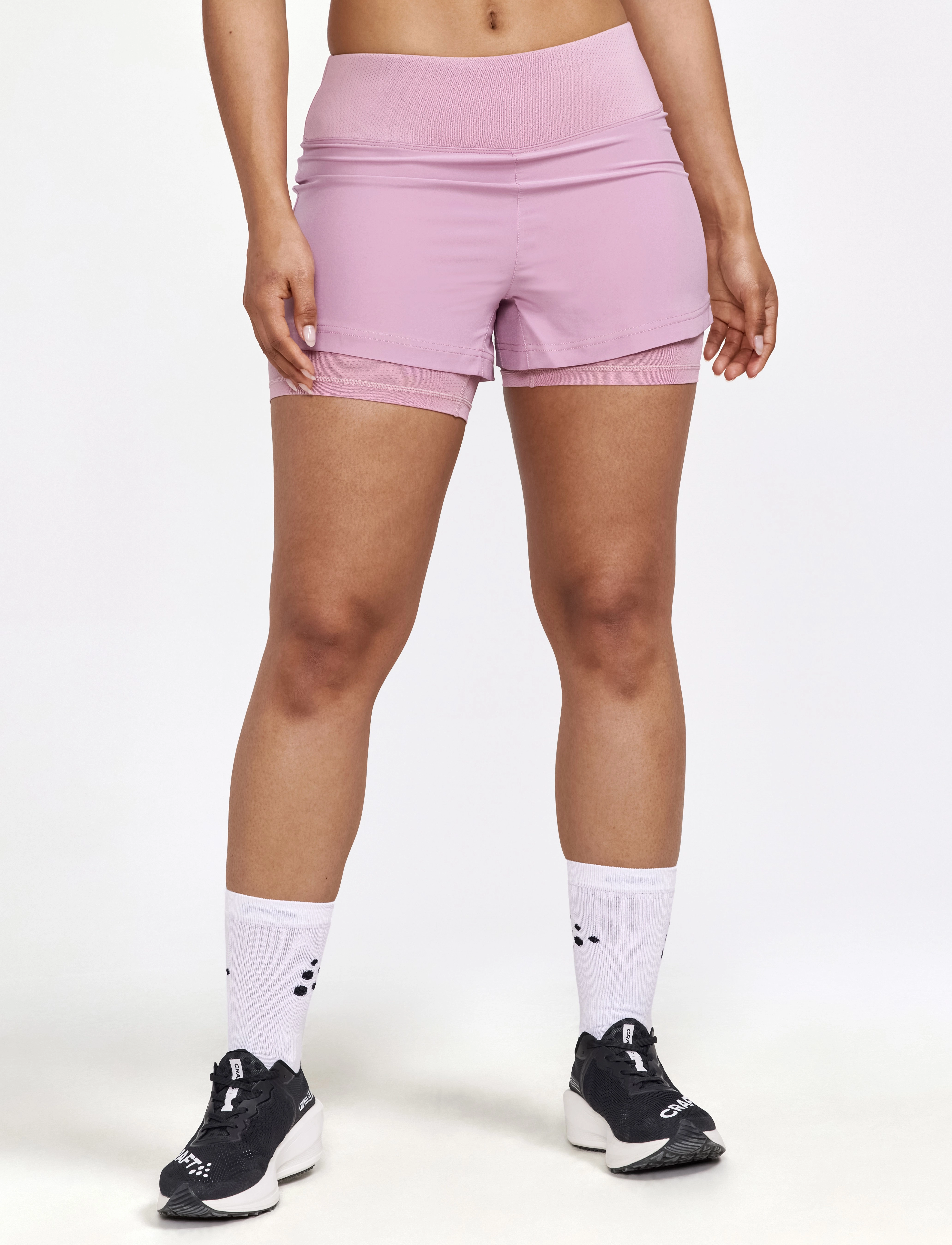 Craft Adv Essence 2-In-1 Shorts W, M, Pink, Shorts > Sportsshorts, Dame