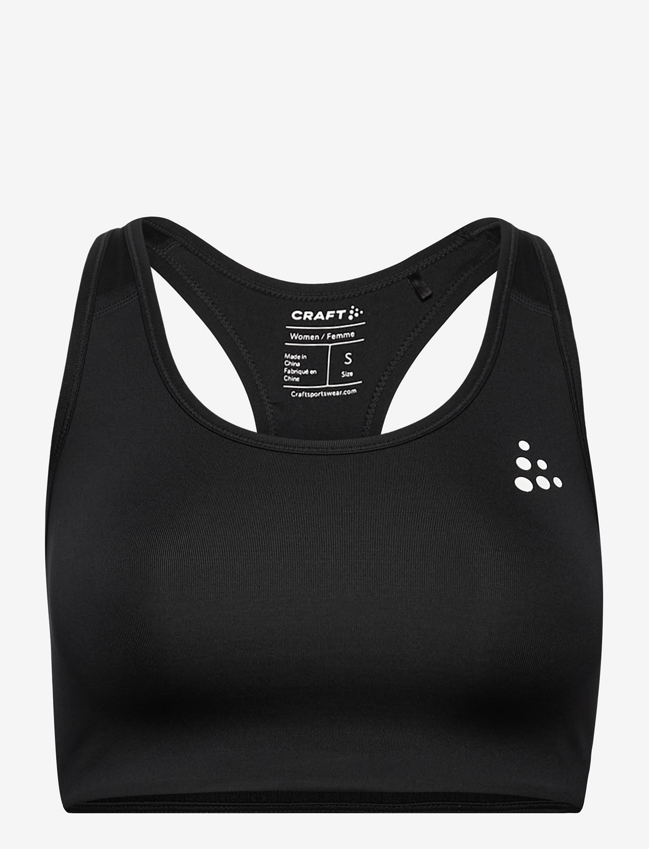 Craft - Training Bra Classic - spordirinnahoidjad: keskmine - black - 0