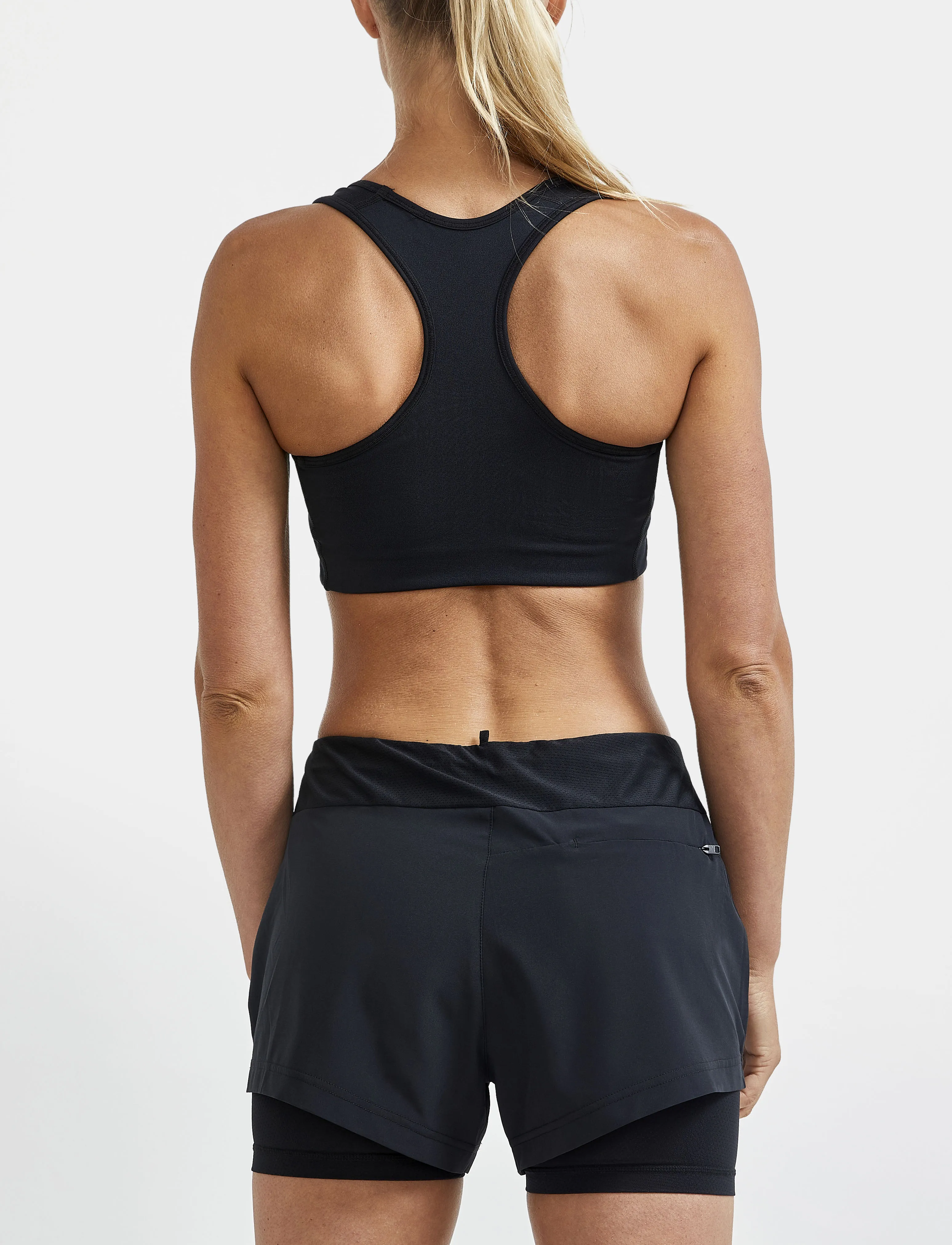 Craft - Training Bra Classic - spordirinnahoidjad: keskmine - black - 3