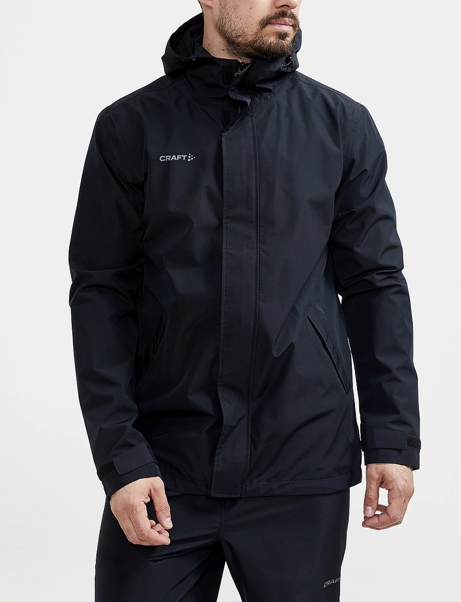 Craft - CORE EXPLORE RAIN SET M - regnjakker - black - 0