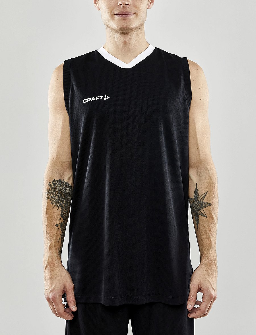 Craft - Progress Basket Singlet M - tank tops - black - 0