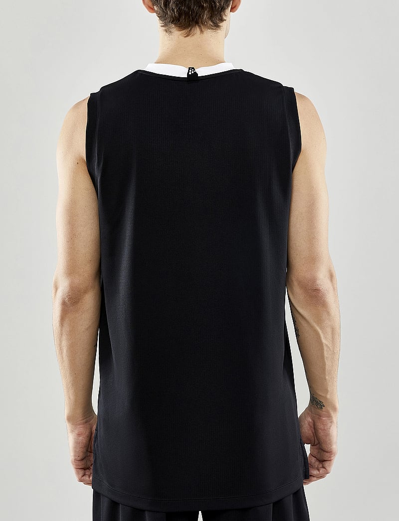 Craft - Progress Basket Singlet M - tank tops - black - 3