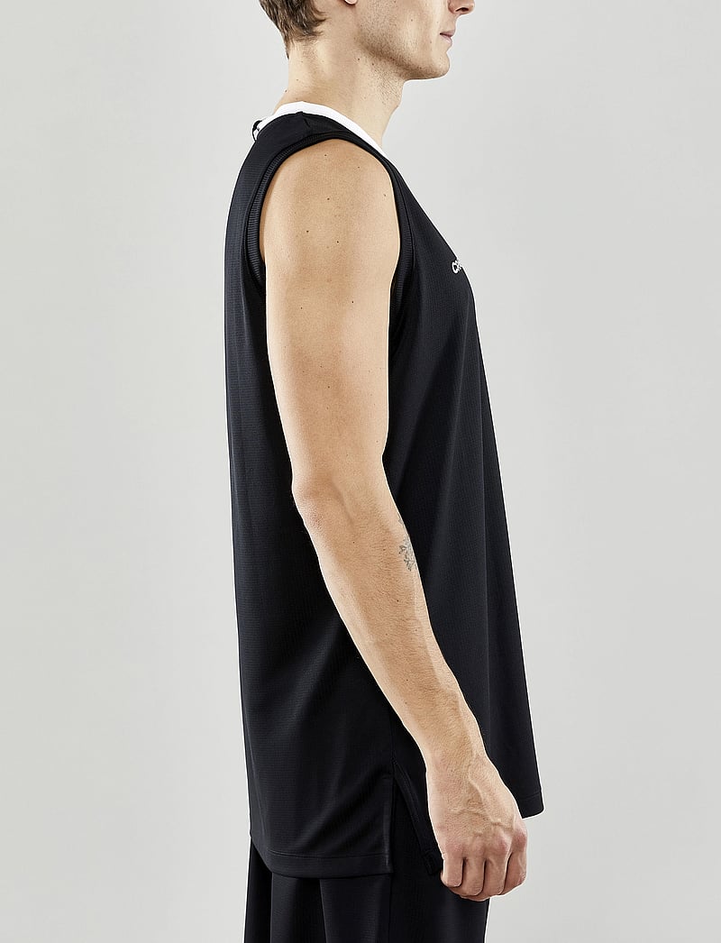 Craft - Progress Basket Singlet M - tank tops - black - 4