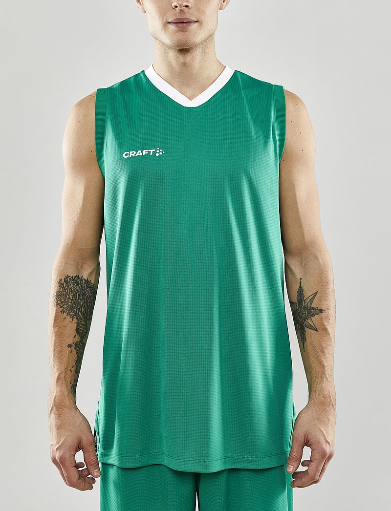 Craft - Progress Basket Singlet M - tanktops - team green - 0