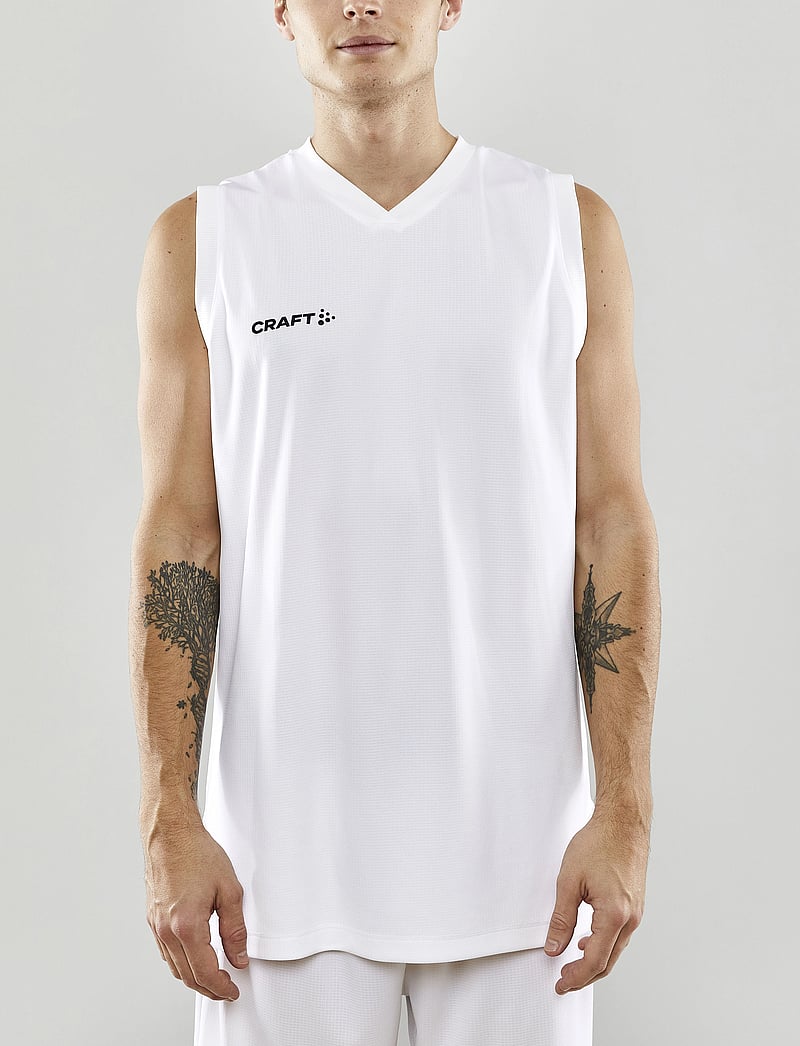 Craft - Progress Basket Singlet M - tank tops - white - 0