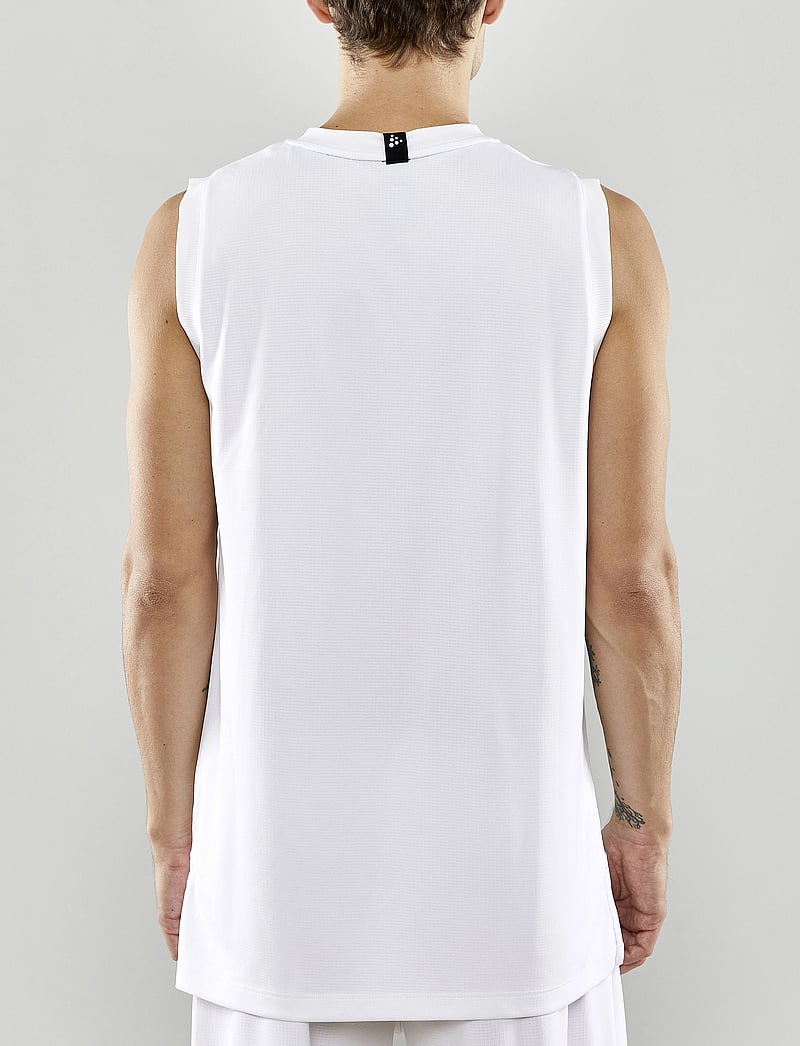 Craft - Progress Basket Singlet M - tank tops - white - 3