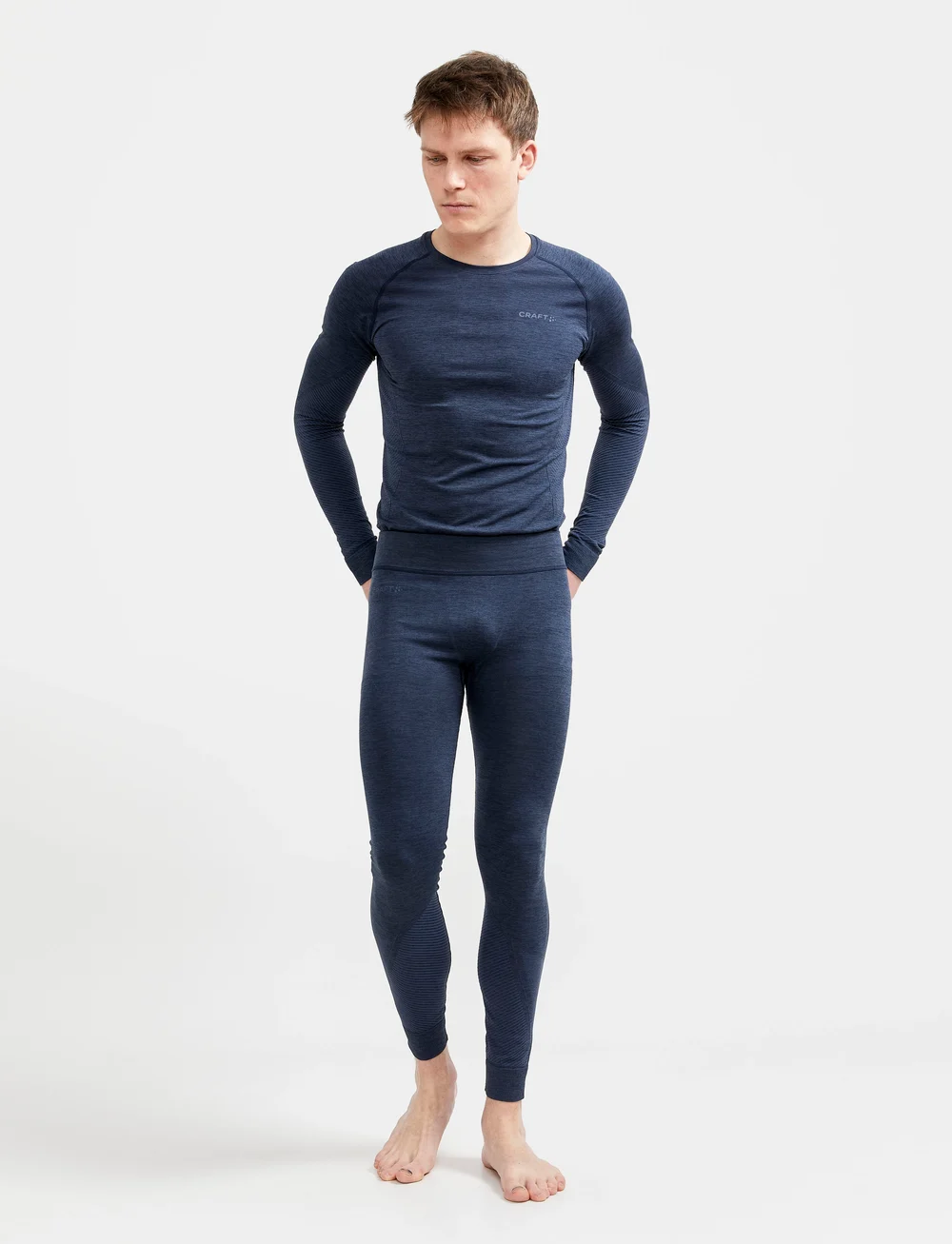 Craft - Core Dry Active Comfort Pant M - underställsbyxor - blaze - 0