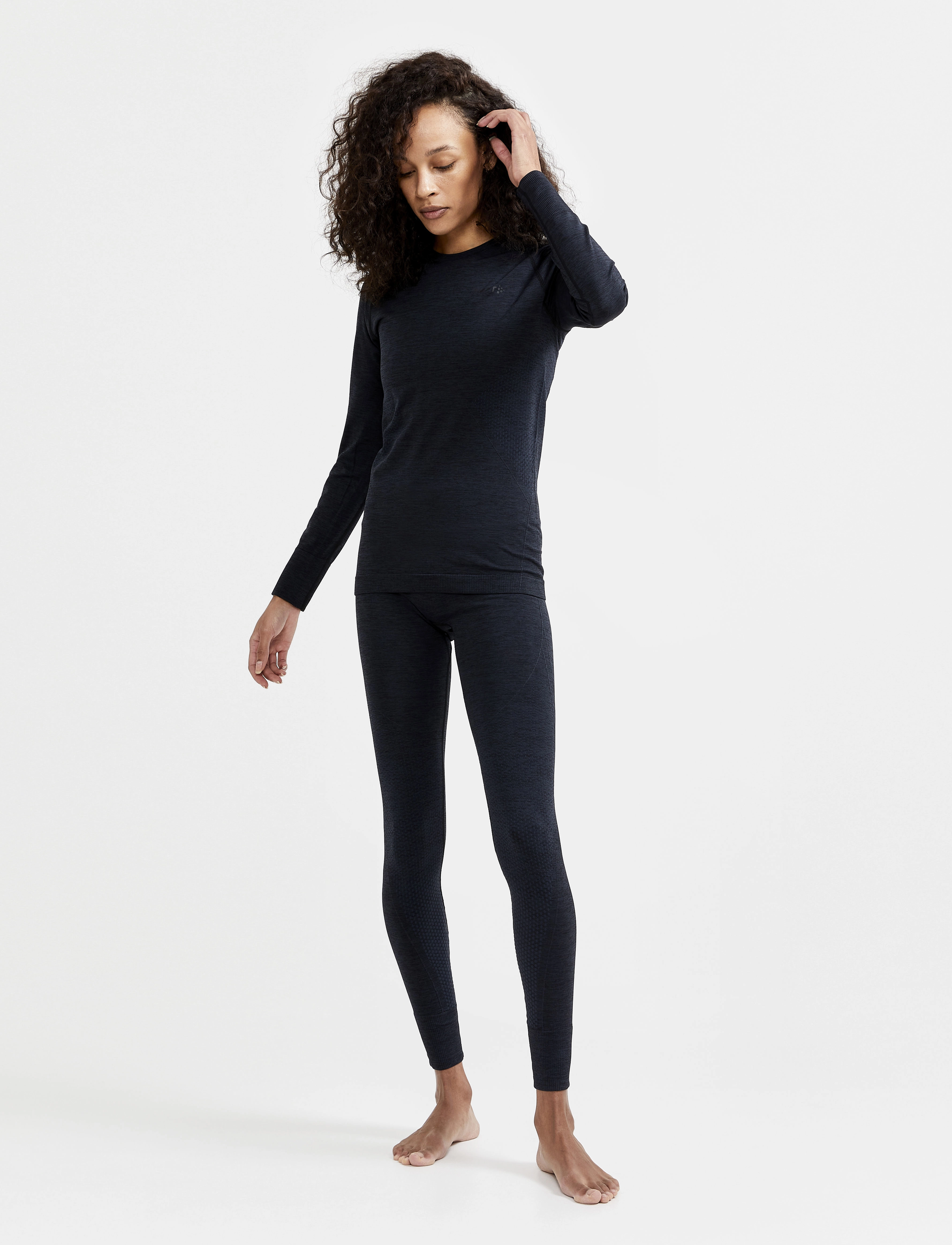 Craft - Core Dry Active Comfort Ls W - laveste priser - black - 4