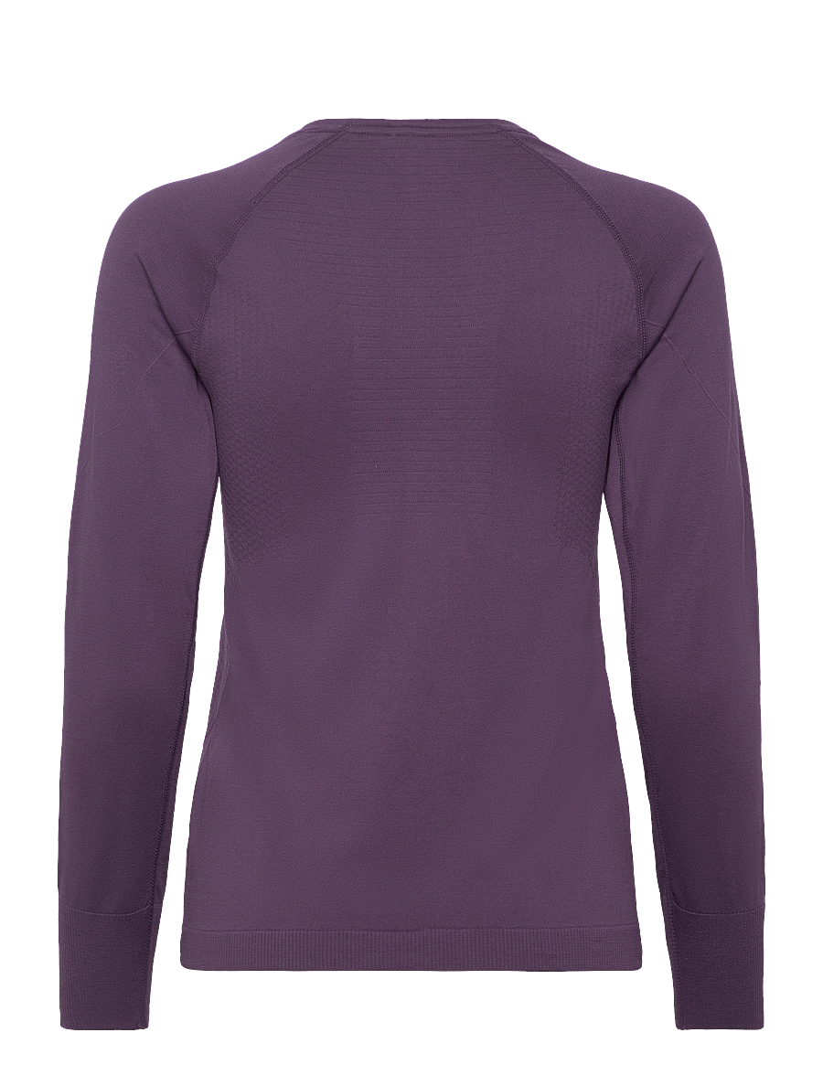 Craft - Core Dry Active Comfort Ls W - långärmade tröjor - dk plum - 1
