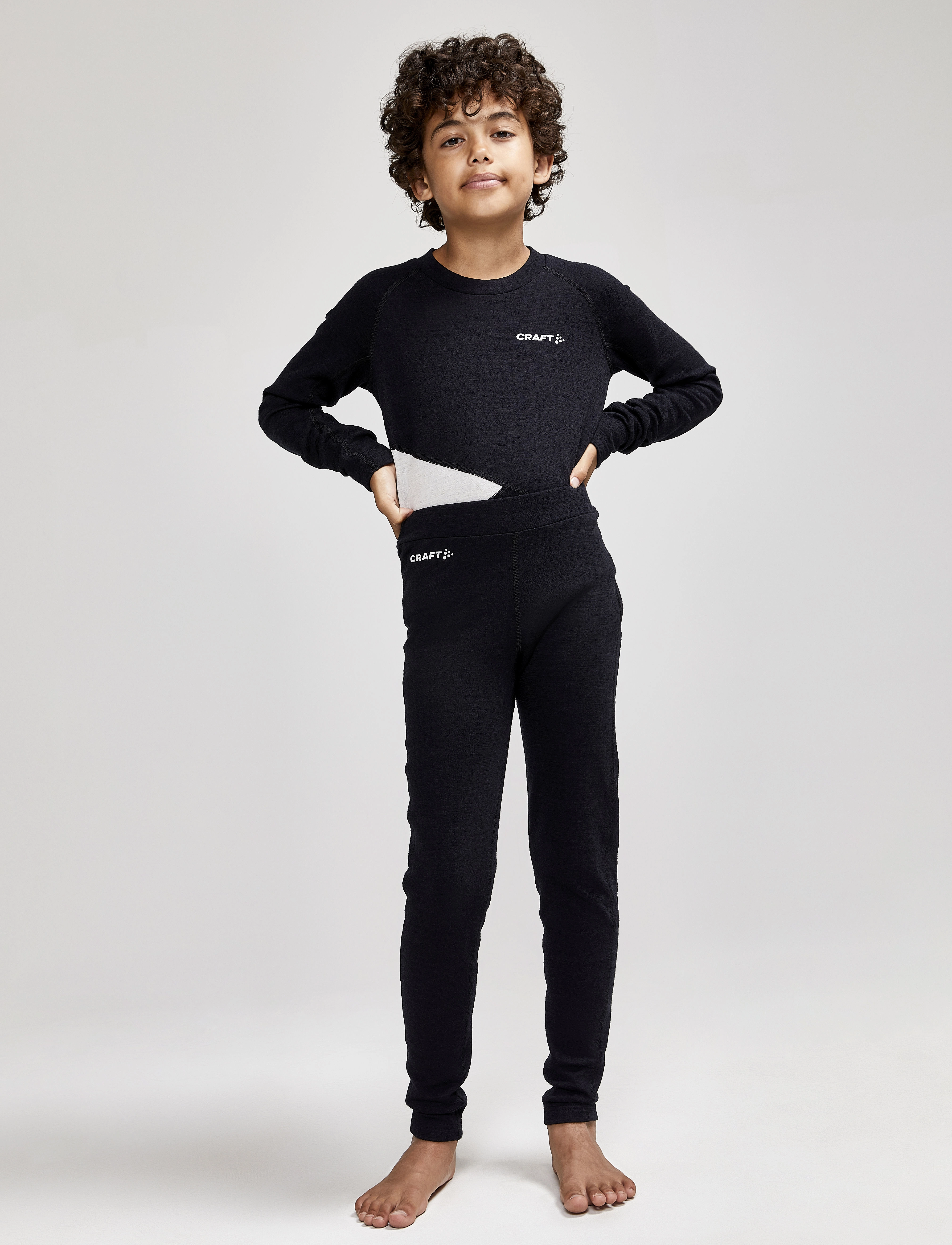 Craft - ADV Nordic Wool LS JR - black - 4