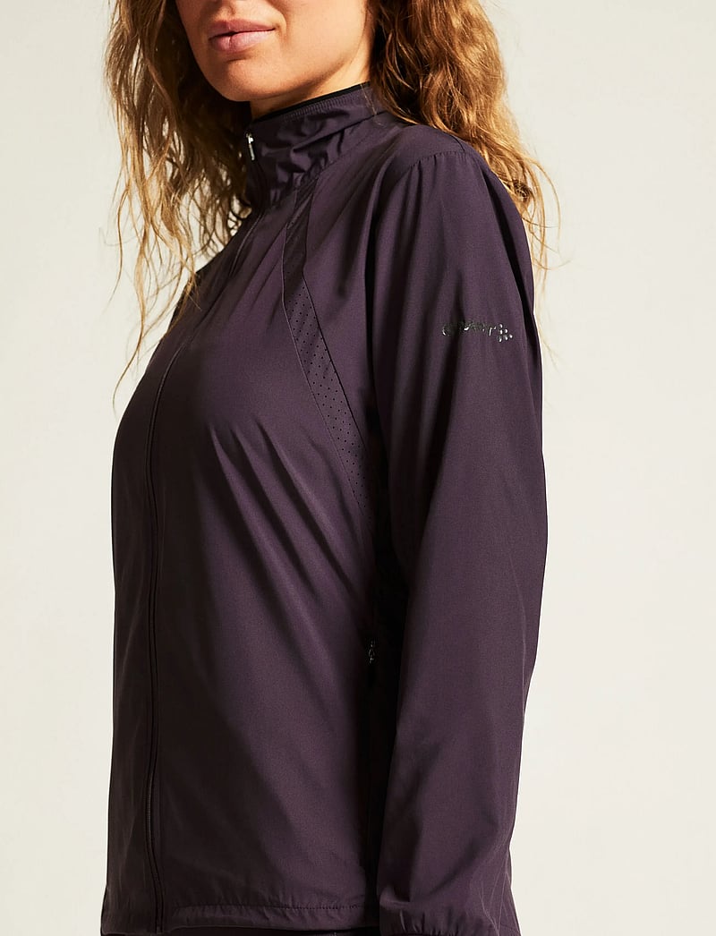 Craft - Adv Essence Wind Jacket W - träningsjackor - dk plum - 5