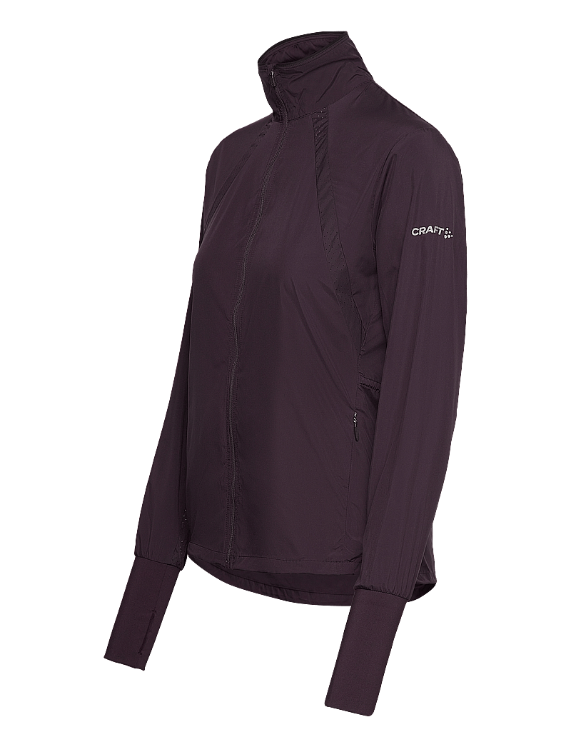 Craft - Adv Essence Wind Jacket W - träningsjackor - dk plum - 3