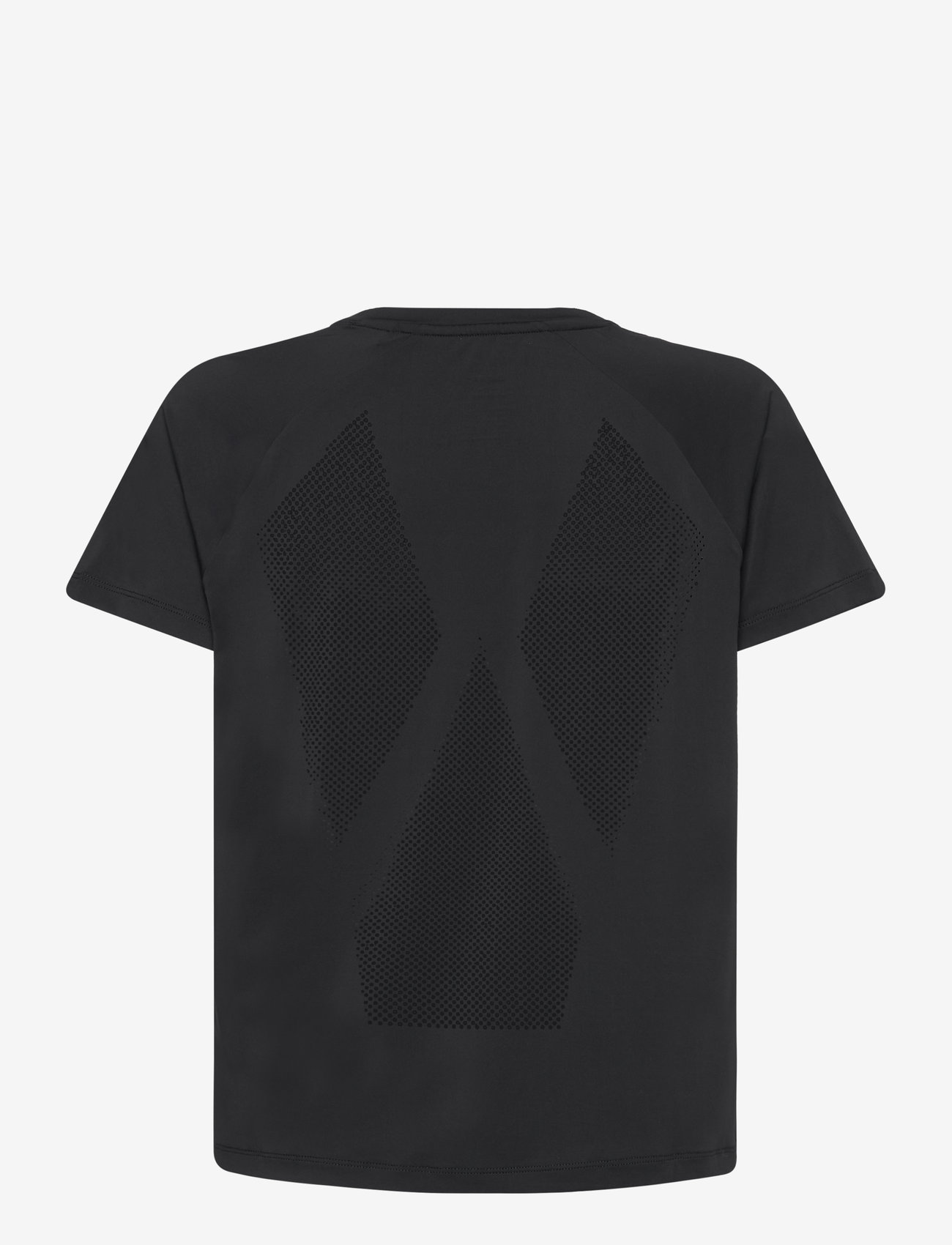 Craft - Adv Tone Perforated Tee W - t-shirts - black - 1