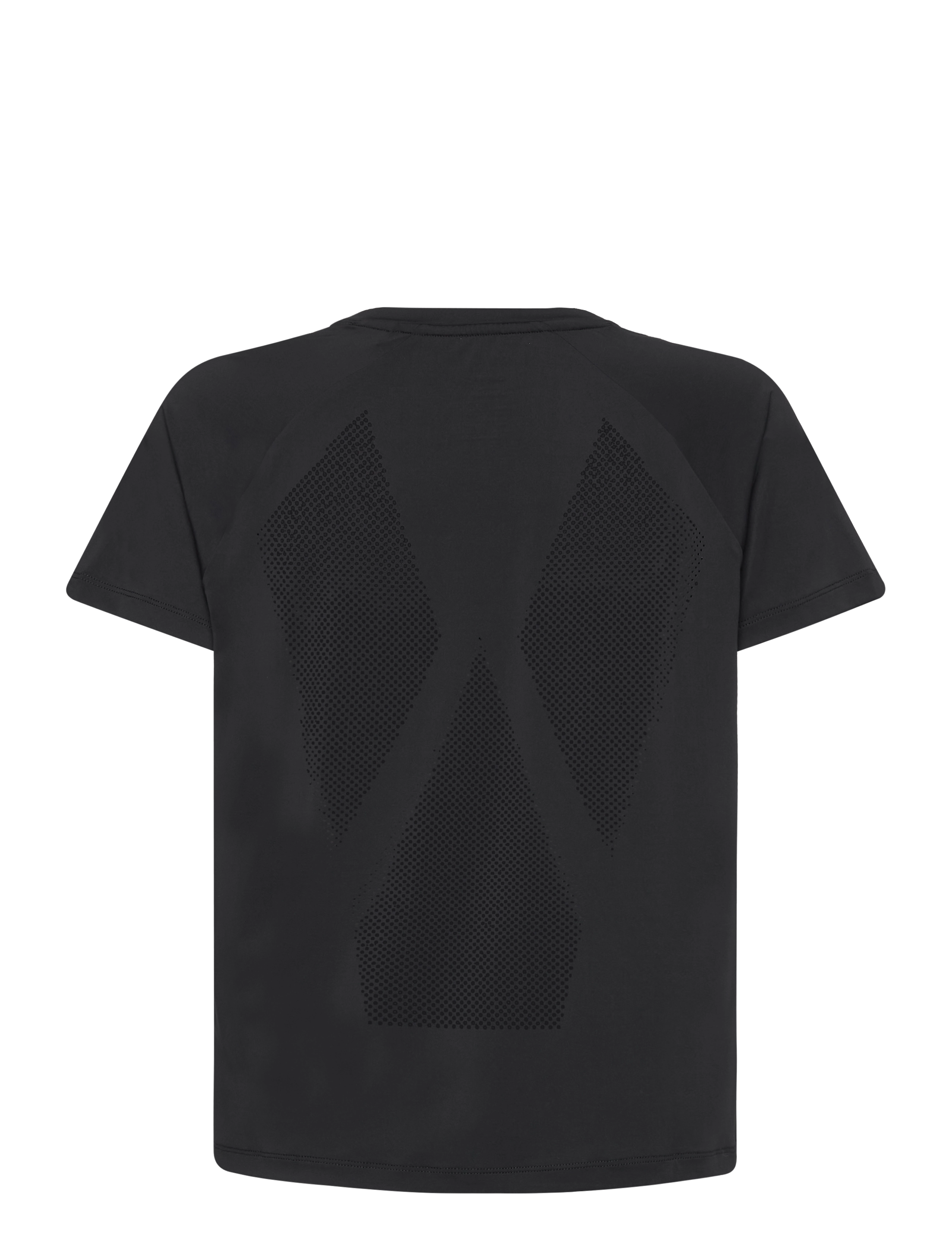 Craft - Adv Tone Perforated Tee W - t-shirts - black - 1