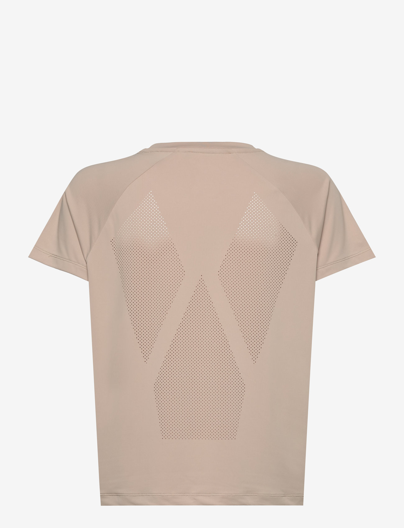 Craft - Adv Tone Perforated Tee W - t-shirts - hay - 1