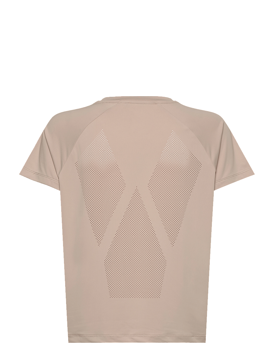 Craft - Adv Tone Perforated Tee W - t-shirts - hay - 1
